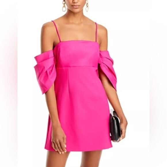 LIKELY Capri Mini Dress in Fuchsia, Size 2 - Picture 9 of 9